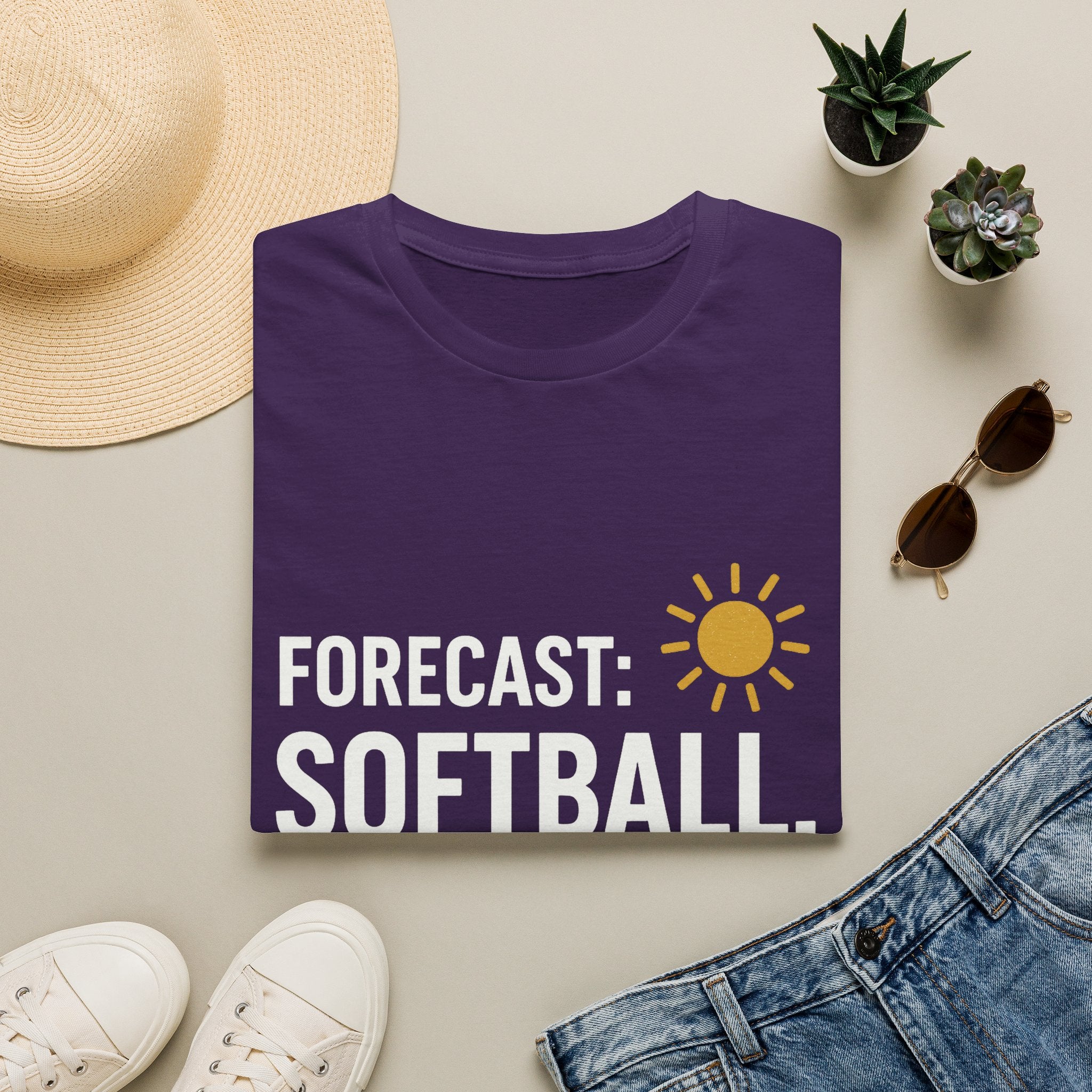 Forecast: Softball. Then More Softball T-Shirt