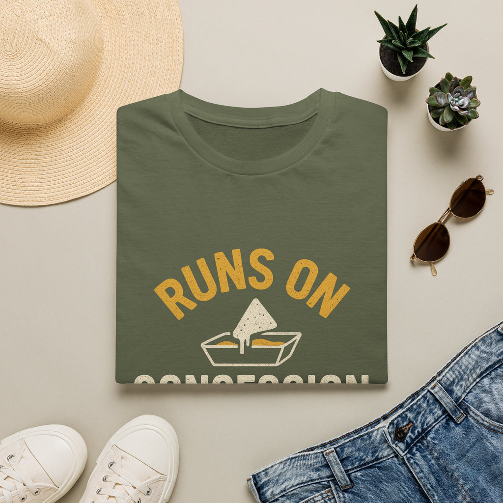 Runs On Concession Stand Nachos T-Shirt