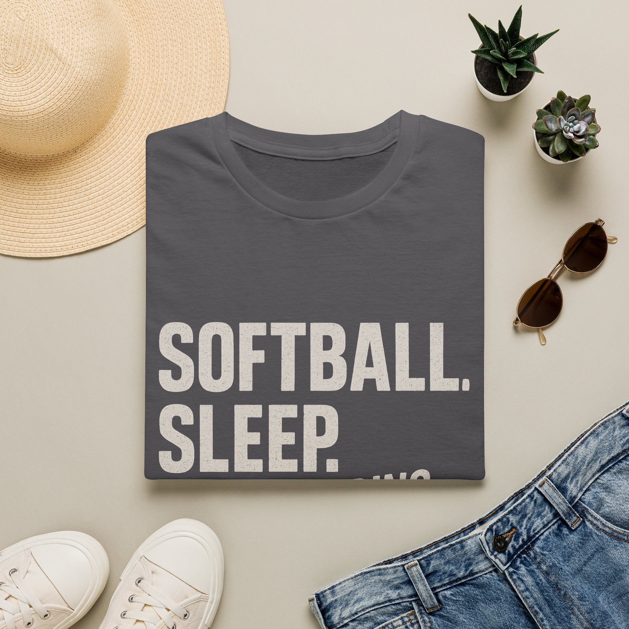 Eat Sleep Softball T-Shirt
