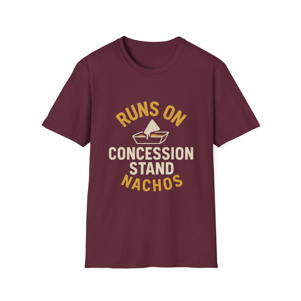 Runs On Concession Stand Nachos T-Shirt
