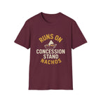 Runs On Concession Stand Nachos T-Shirt
