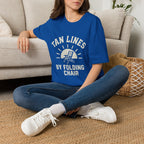 Tan Lines By Folding Chair T-Shirt