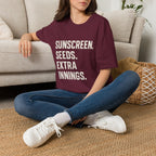 Sunscreen. Seeds. Extra Innings T-Shirt