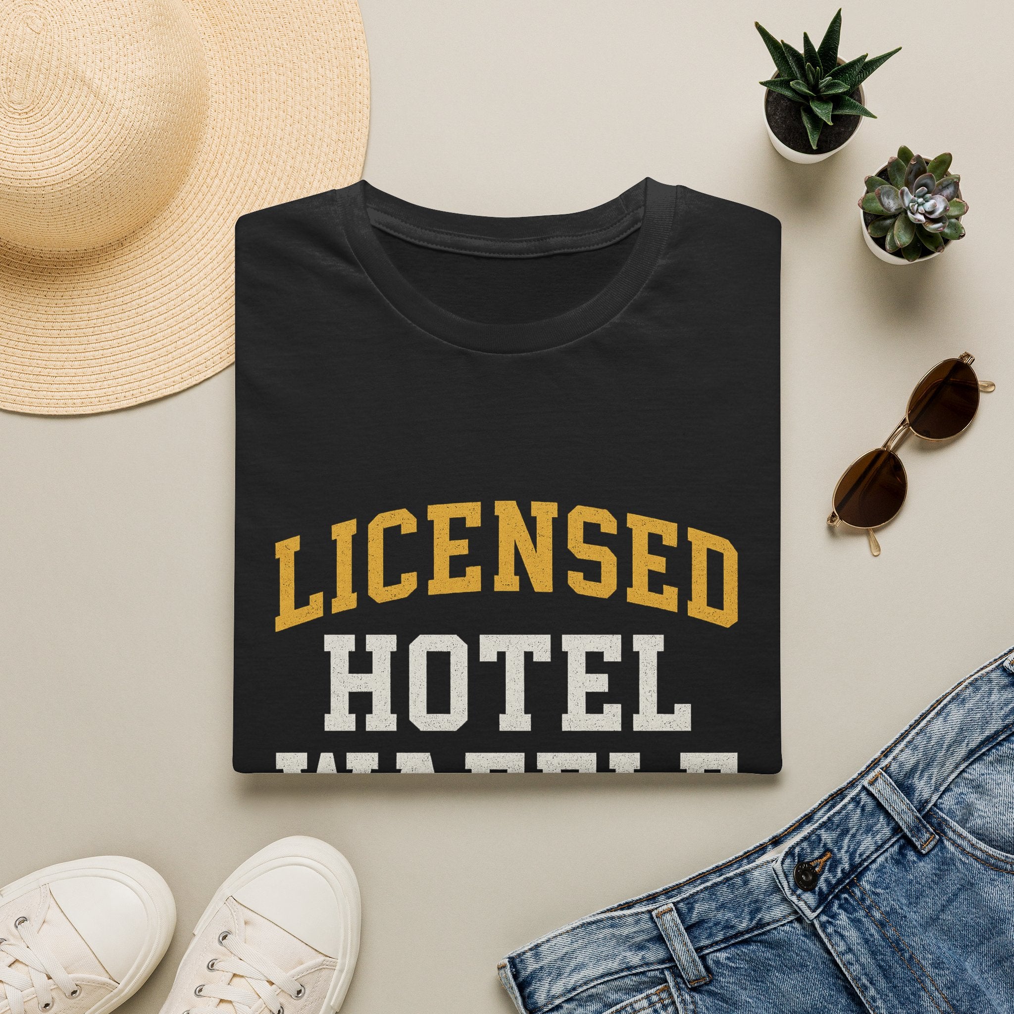 Licensed Hotel Waffle Operator T-Shirt