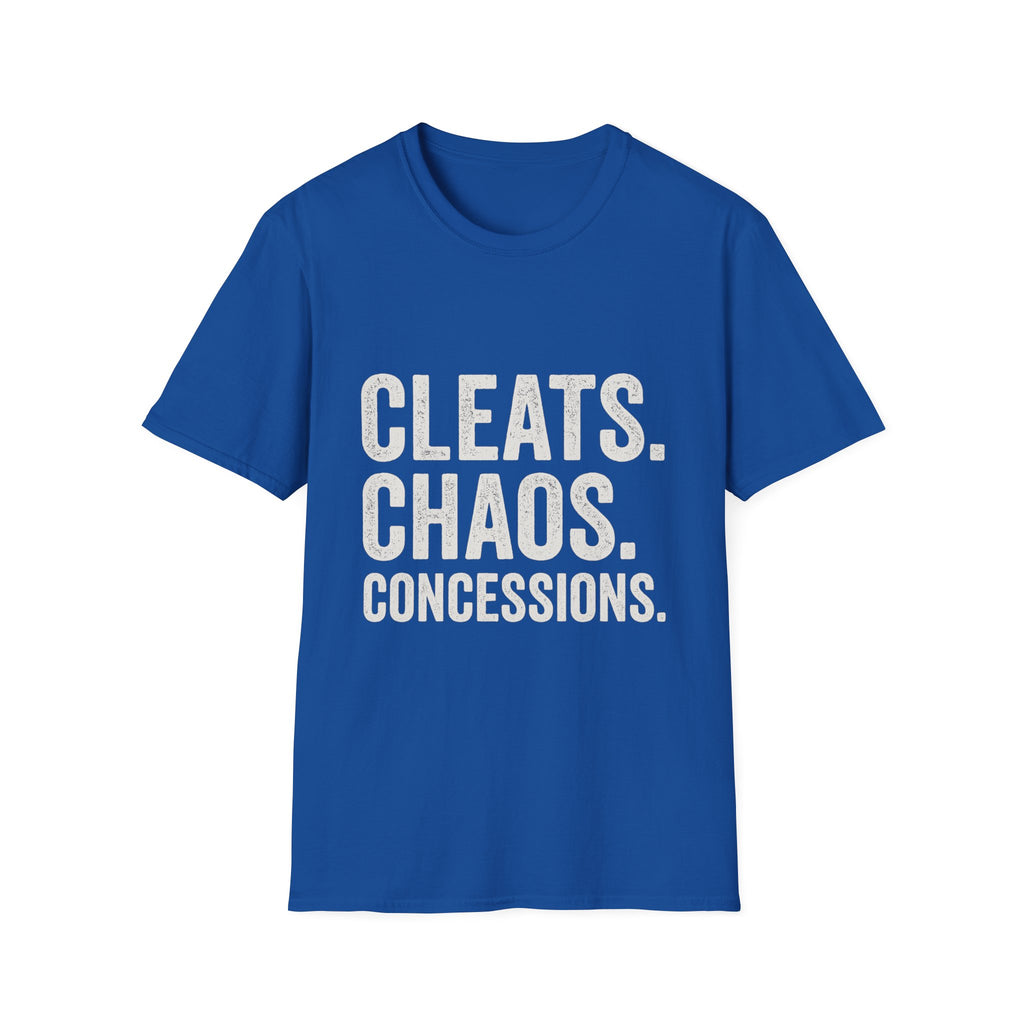 Cleats. Chaos. Concessions T-Shirt