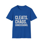Cleats. Chaos. Concessions T-Shirt