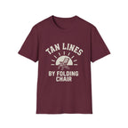 Tan Lines By Folding Chair T-Shirt