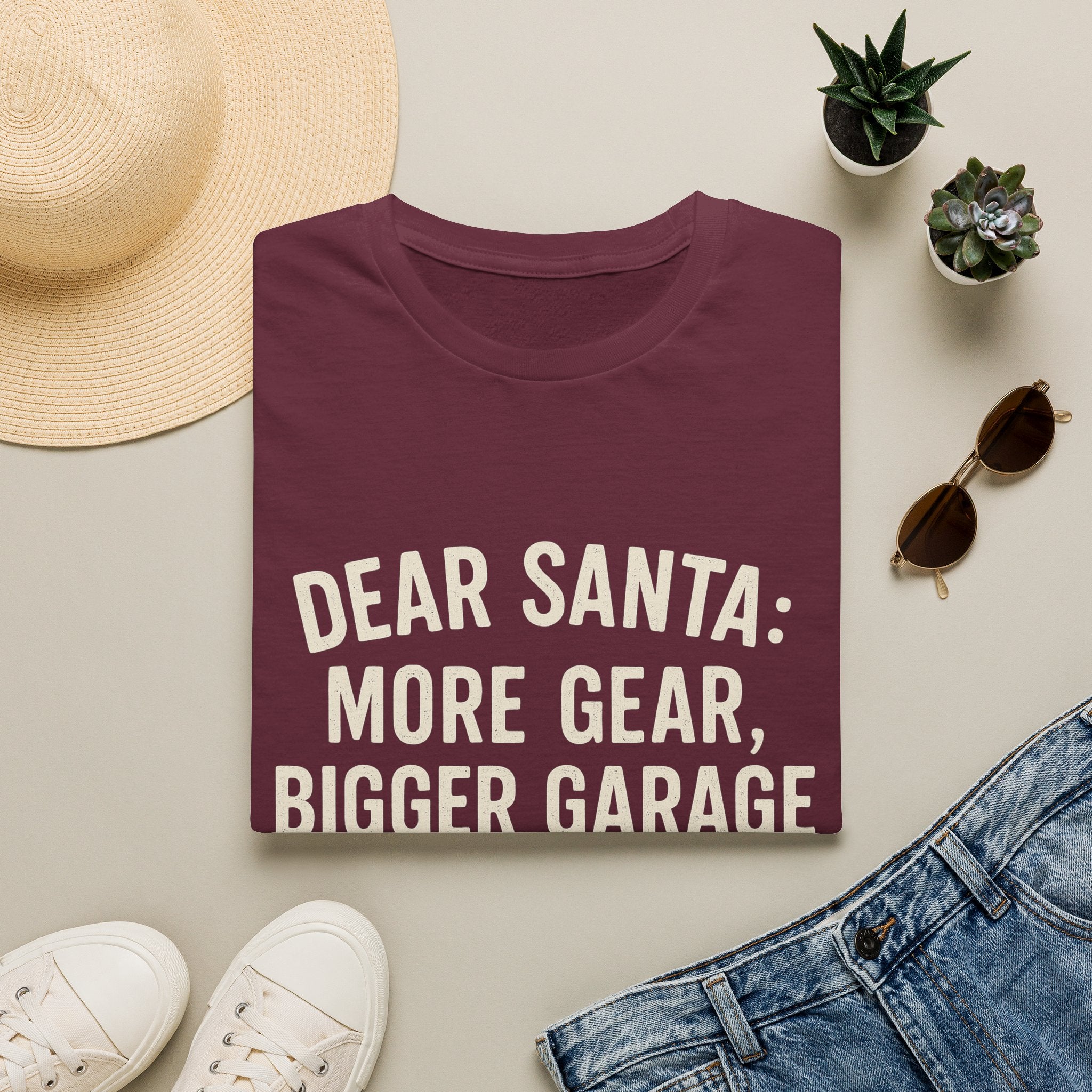 Dear Santa: More Gear, Bigger Garage T-Shirt