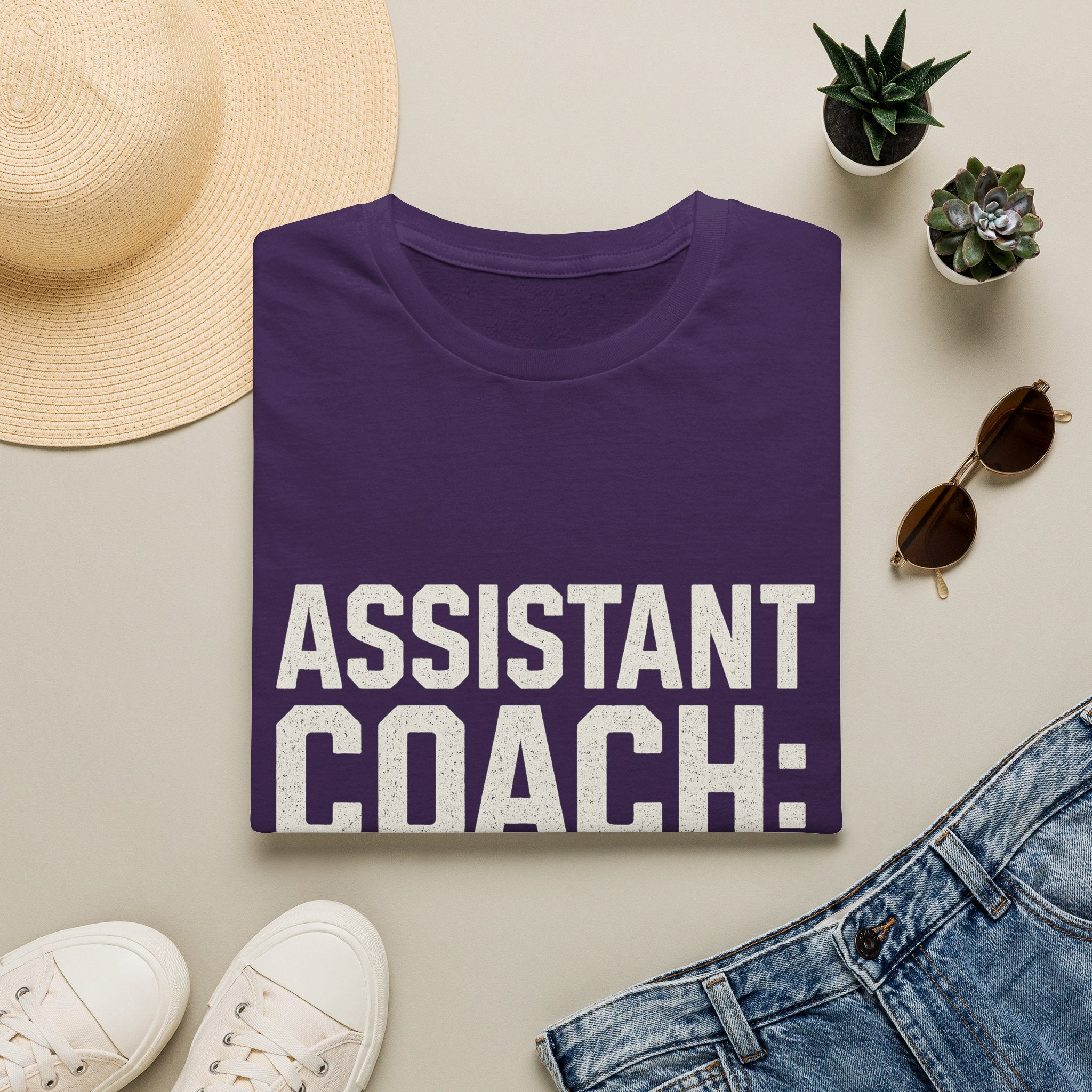 Assistant Coach: Unpaid, Undefeated T-Shirt