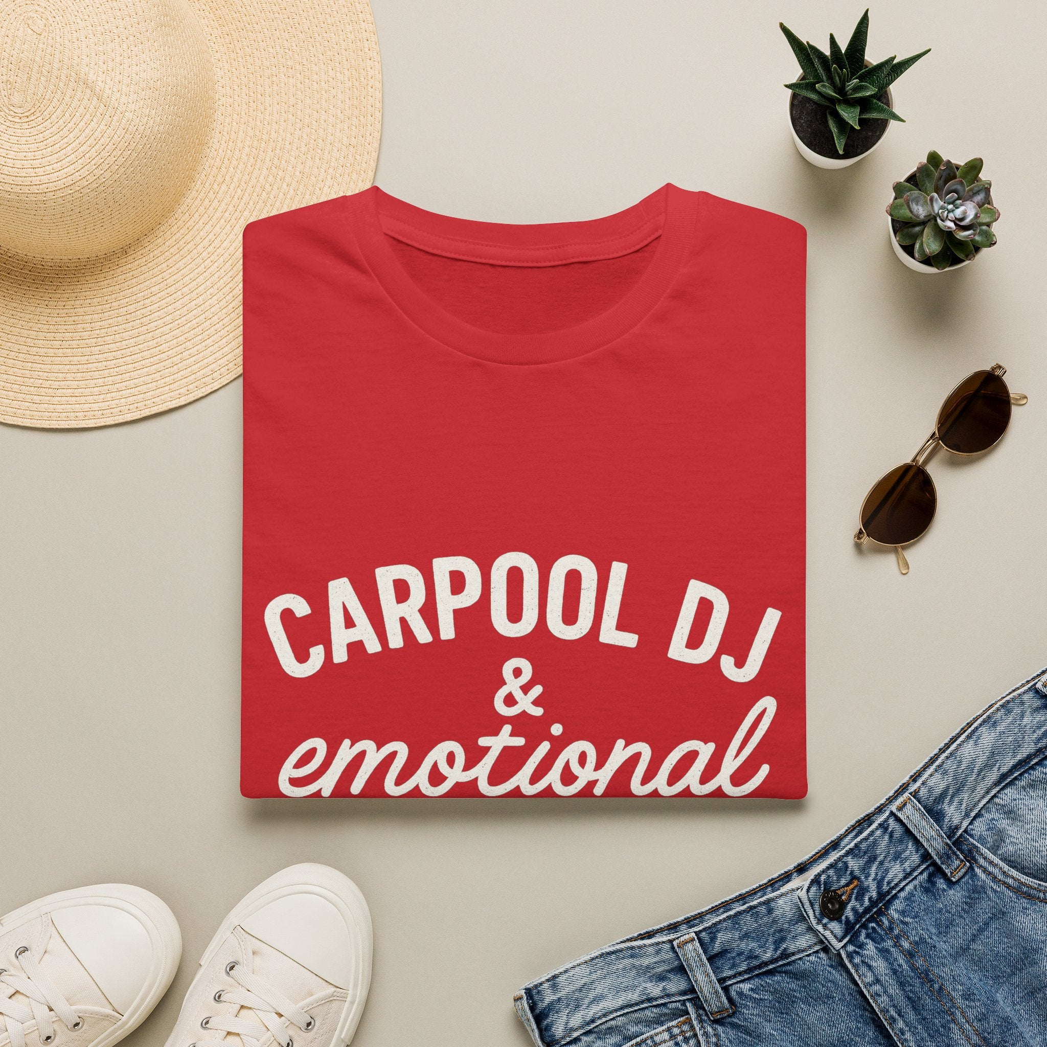 Carpool Dj & Emotional Support Human T-Shirt