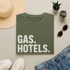 Gas. Hotels. Softball. Repeat T-Shirt