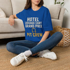 Hotel Luggage Cart Grand Prix: Pit Crew T-Shirt