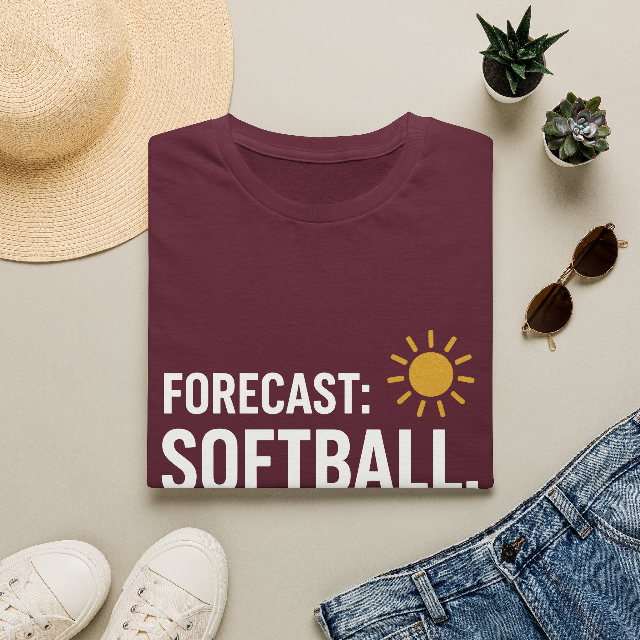 Forecast: Softball. Then More Softball T-Shirt