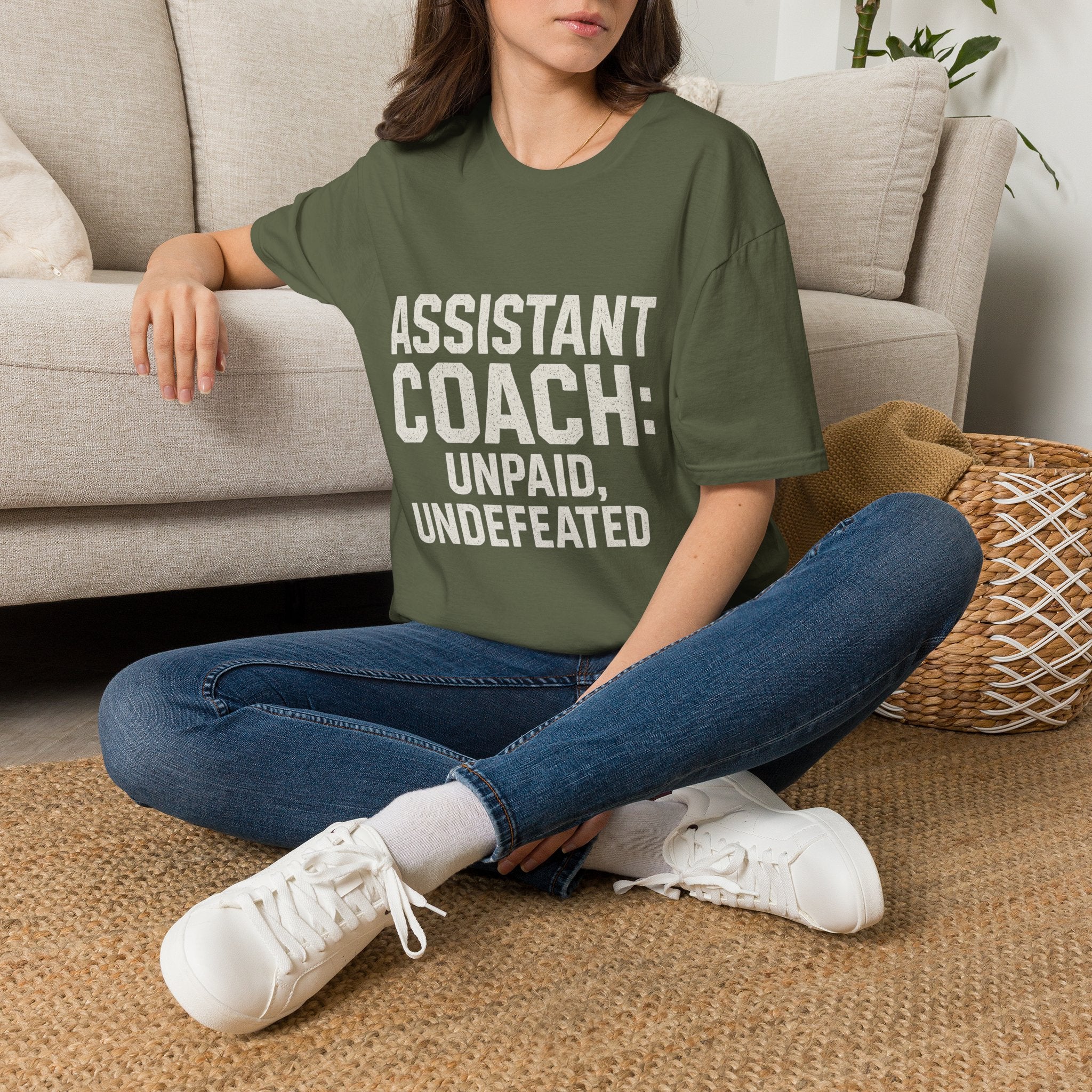 Assistant Coach: Unpaid, Undefeated T-Shirt