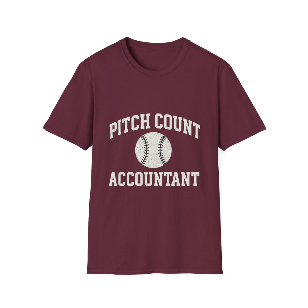 Pitch Count Accountant T-Shirt
