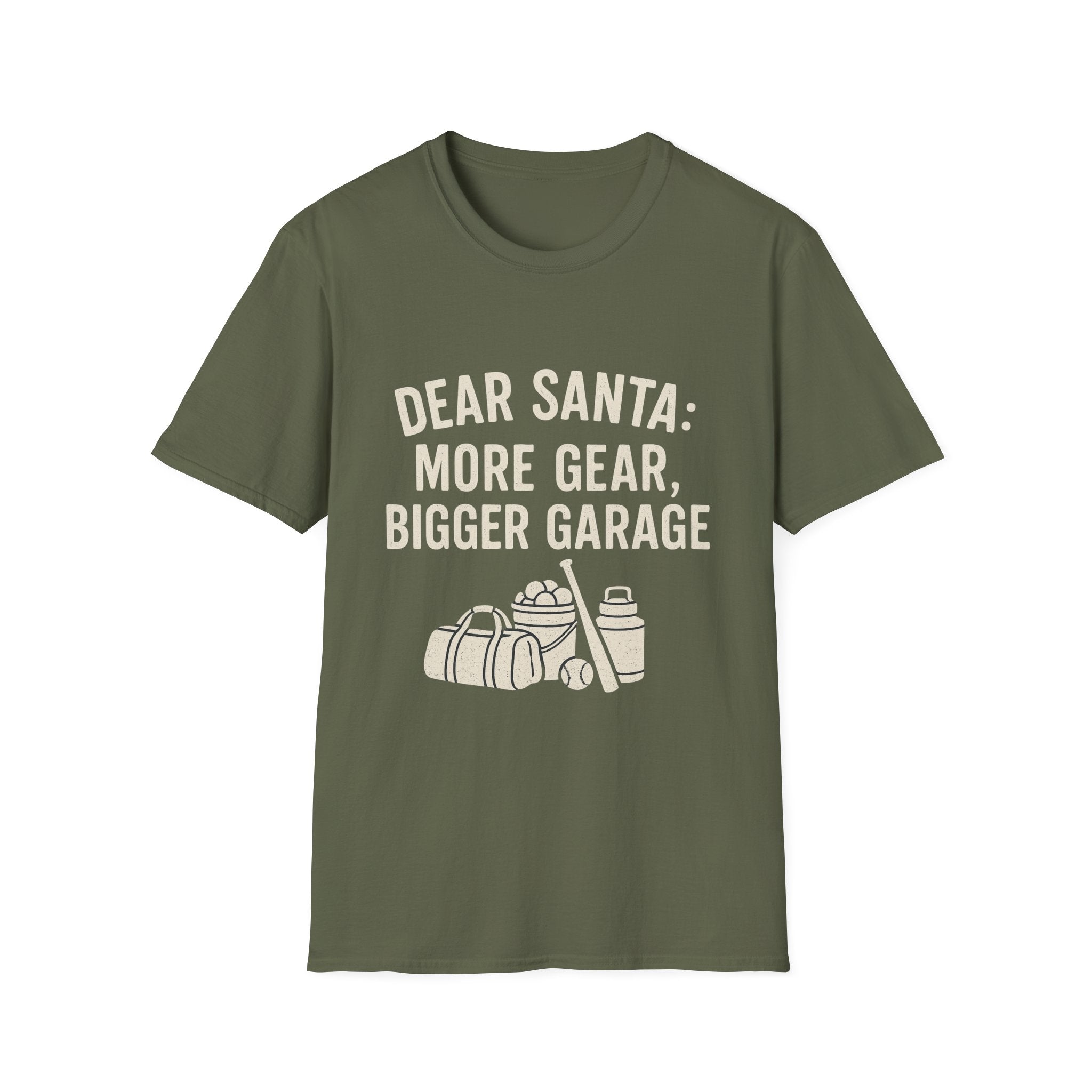 Dear Santa: More Gear, Bigger Garage T-Shirt