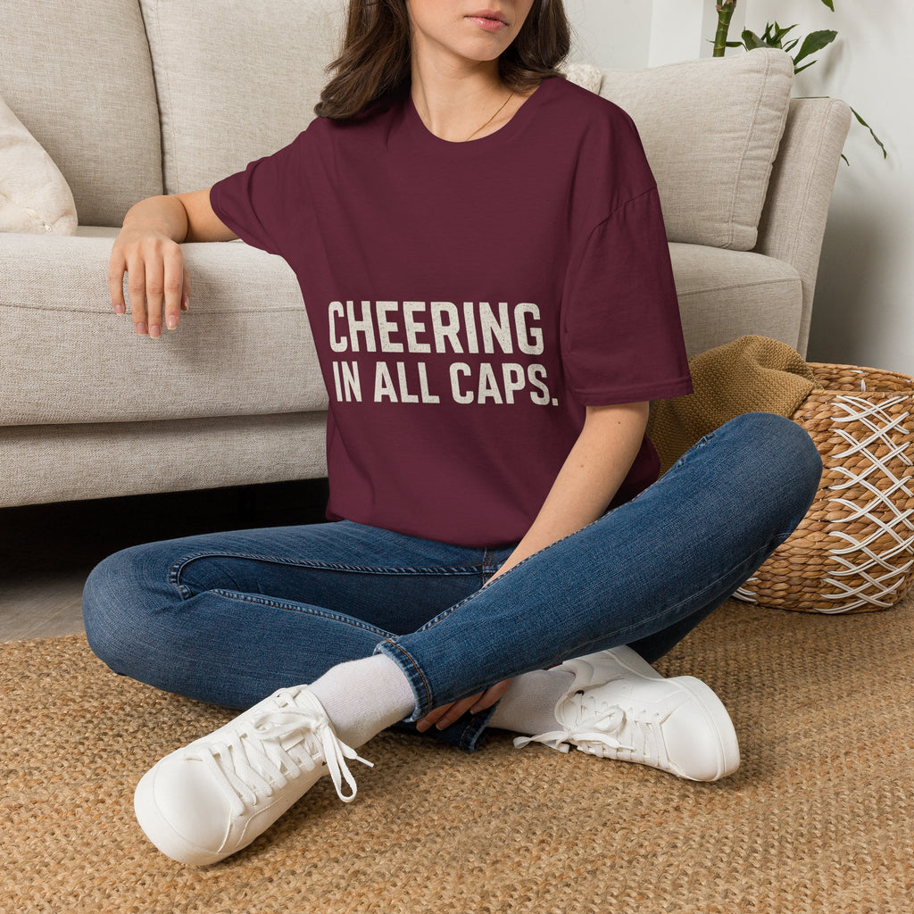 Cheering In All Caps T-Shirt