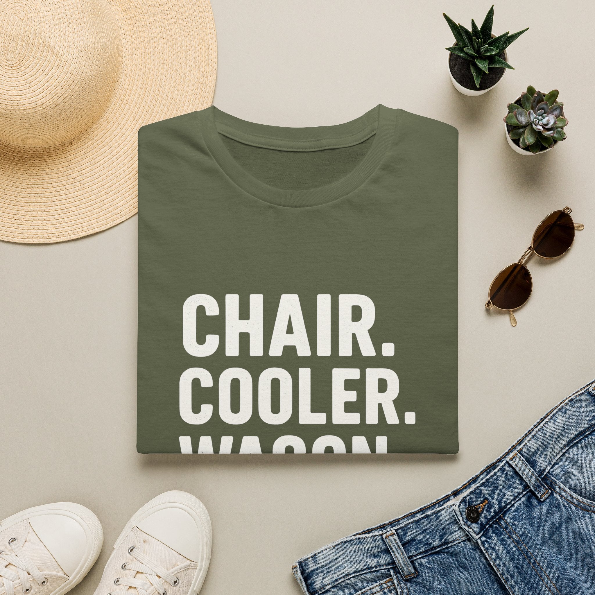Chair. Cooler. Wagon. Repeat T-Shirt